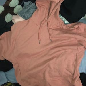 Pink Hoodie (Size L) but fits like a M